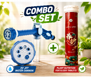 Express Delivery - Universal Slow Release Organic Fertilizer And Ez Jet Water Cannon Garden Care Combo - ID 7168321