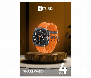 Express Delivery - Zubix Smart Watch 7 Zx Ultra Salat Alarm Fitness Tracker Orange - ID 7169162