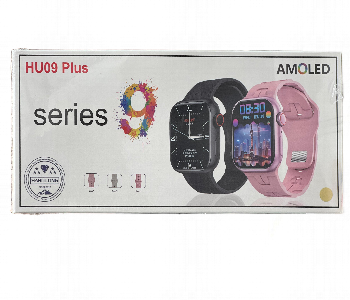 Express Delivery - Hu09 Plus Series 9 Smart Watch Amoled 3 Straps Fitness - ID 7169164