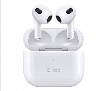 Express Delivery - Gtab Air4 True Wireless Earphones Deep Bass Mic White - ID 7169227