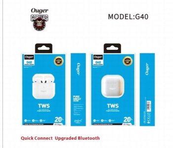 Express Delivery - Ouger G40 Wireless Earbuds Bluetooth 5.3 Ipx7 Water Resistant - ID 7169448
