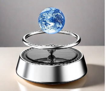 Express Delivery - Star Solar Car Fragrance Rotating Earth Solar Powered Long Lasting - ID 7169485