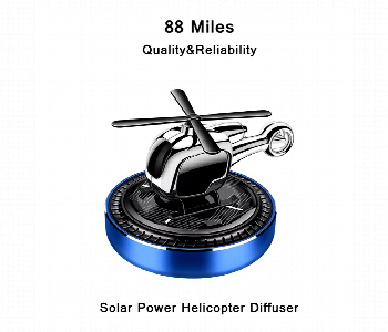 Express Delivery - W06 Solar Car Fragrance Spinning Helicopter Solar Powered Air Freshener - ID 7169491