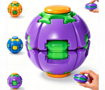 Express Delivery - Press To Spin 360 Degree Rotating Fidget Sensory Ball For Kids And Adults Stress Relief Focus Toy - ID 7170135