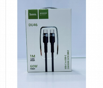 Express Delivery - Hoco Du46 60W Type C To Type C Braided Charging Cable - ID 7170209