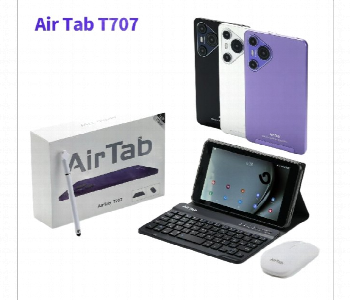 Express Delivery - Airtab T707 5G 7 Inch Tablet 16Gb Ram 1Tb Black With Arabic Keyboard And Wireless Mouse - ID 7170236