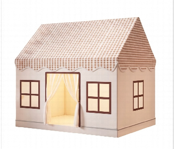 New Arrivals For Kids Play Tent House Brown Shade - ID 7170257