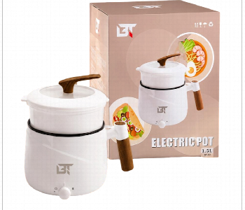 New Arrivals For Bt Multi Function Electric Cooking Pot With Steamer Non Stick 1  5L White - ID 7170299