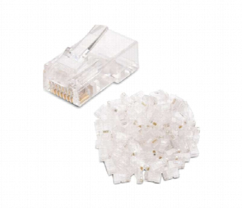 Express Delivery - Kico Cat6 Rj45 Connector 100 Pcs Gold Plated Network Plugs - ID 7170339
