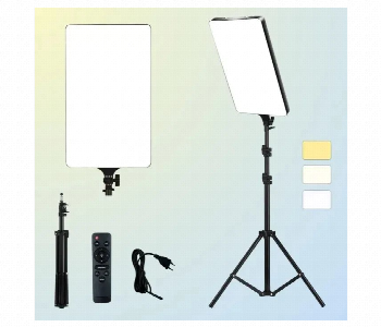 Express Delivery - Rl 19 Led Video Light Panel With Tripod Remote Control Stand - ID 7170471