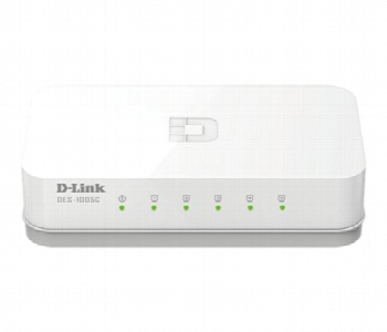 Express Delivery - D Link Des 1005C 5 Port Fast Ethernet Unmanaged Switch White - ID 7170634