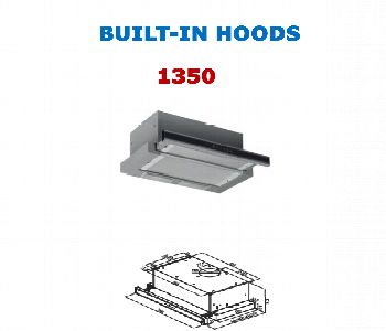 Express Delivery - Silverline Built In Hood 1350.60 Ix 60Cm Touch Control - ID 7170648