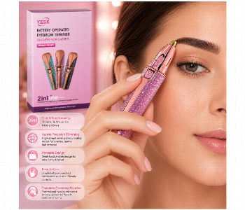 New Arrivals For 2 In 1 Rechargeable Facial Hair Remover And Eyebrow Shaver Usb Led Light For Face Lips And Body - ID 7170705