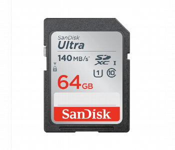 Express Delivery - Sandisk Ultra Sdxc Uhs I 64Gb Memory Card 140Mb S Speed - ID 7170766