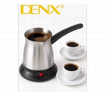Express Delivery - Denx Dx2086 Electric Coffee Kettle 650W 0.5L Stainless Steel Turkish Coffee Maker - ID 7170885