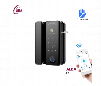 Express Delivery - Alba S9 Smart Glass Door Lock Face Fingerprint Pin Nfc - ID 7171770