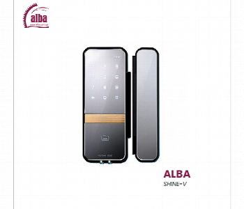 Express Delivery - Alba Shine V Slim Rfid Pin Glass Door Lock Auto Lock - ID 7171774