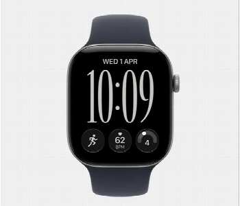 Apple Watch Series 12 Mjej4Af A Gps 46Mm S11 64Gb Navy Blue Front View - ID 7172194