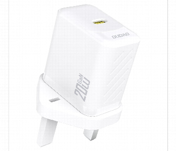 Express Delivery - Dudao A26Tuk W 20W Pd Usb C Charger White Fast Charging - ID 7172673