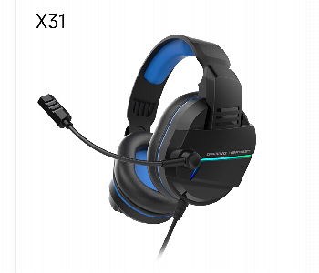 Express Delivery - Dudao X31 B Gaming Headset 3.5Mm And Usb 40Mm Drivers Mic Blue - ID 7172702