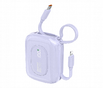 Express Delivery - Dudao K32 P Power Bank 10000Mah 22.5W Fast Charging Purple - ID 7172731