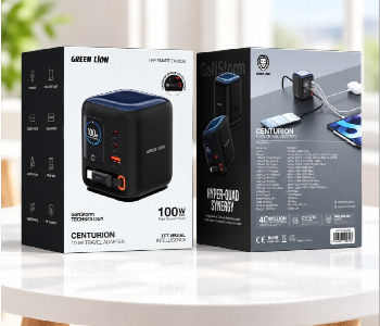 New Arrivals For Green Lion Centurion 100W Gan Travel Adapter Gs 403 Black Universal Fast Charger With Usb C Usb A - ID 7173142