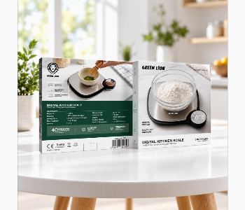 New Arrivals For Green Lion Digital Kitchen Scale 5Kg 11Lb 0.1G Precision Tare Function Large Lcd Display Stainless Steel Gks 5 Silver - ID 7173476