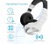Promate Tango-Bt Foldable On-Ear Wireless Stereo Headset with Built-In Music Controls, White 6 in UAE