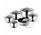 Royalford RF8473 12 Pieces Mega Jumbo Stainless Steel Cookware Set - Silver 1 in UAE