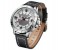 Weide UV 1608LB Mens Analog and Complete Calendar Watch Black and White 2 in UAE