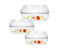 Royalford RF6048 3 Pieces Square Bowl Set 3 in UAE