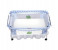 Baby Plus BP6599 Baby Crib with Retractable Hood - Blue 2 in UAE