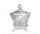 Royalford RF7960 Crystal Candy Glass Pot with Lid 1 in UAE