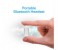 Promate Aria Mini Wireless Headset with Smart Magnetic Car Charging Dock, White 5 in OMAN