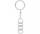 Audi Car Logo Design Keychain ACLDKS56 Silver 1 in UAE