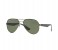 Ray-Ban RB3523/029/9A/59 Aviator Matte Gunmetal Frame & Green Colour Mirrored Sunglasses for Women 1 in UAE