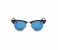 Ray-Ban 0RB3016 1145/17 Round Sand Havana & Gold Frame and Blue Flash Mirrored Sunglasses for Unisex 2 in UAE