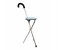 Portable Folding Chair with stick 31589 Silver 3 in UAE