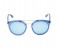 Guess GU7387 90X Round Blue Frame & Black Mirrored Sunglasses for Women 2 in OMAN