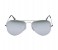 Ray-Ban 0RB3025 W3277 Aviator Silver Frame & Grey Mirrored Sunglasses for Unisex 2 in UAE
