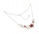 Stainless steel Autumn Design Necklace 33067 Silver 3 in UAE
