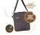 Promate Trench-S 9.7 inch Lightweight Design Tablets Shoulder Bag, Brown 5 in UAE