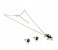 Flower Shape Silver Plated Necklace Set 61172599 3 in UAE