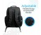 Promate Voyage 15.6 inch Stylish Business Design Laptop Backpack, Black 4 in UAE