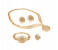 18K Gold Plated Rhinestone Jewellery Set 61154015 2 in OMAN