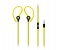 Promate Jazzy In Ear Wired Earhook Headphones with Built-In Microphone, Yellow 1 in UAE
