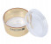 Royalford RF8212 270ml Solid Acrylic Window Canister - Gold 2 in UAE