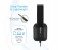 Promate Sonata Foldable Over-The-Ear Wired Stereo Headset, Black 4 in UAE