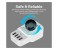 Promate PowerHub-4 6.8A High Speed USB Wall Fast Charger with 4 USB Ports, White 5 in UAE