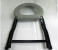 Folding Commode Chair Steel Portable Camping Toilet Seat - Grey & Black 2 in KSA